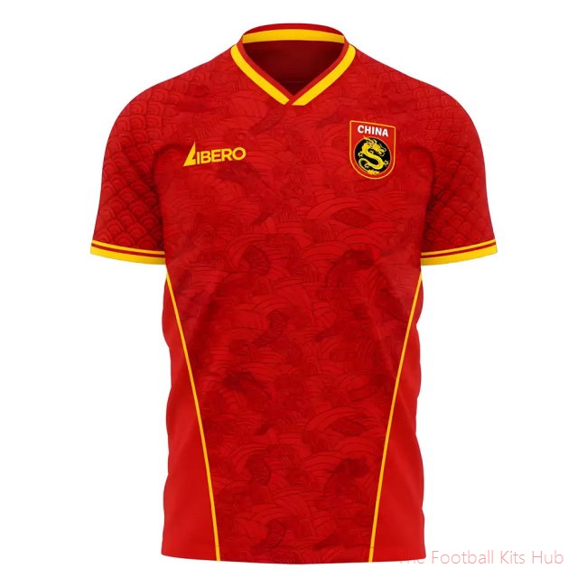 China 2025-2026 Home Concept Football Kit (Libero)
