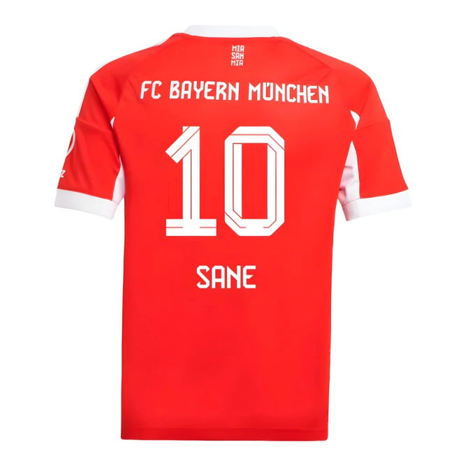 2025-2026 Bayern Munich Home Shirt - Kids (Sane 10) Antibacterial