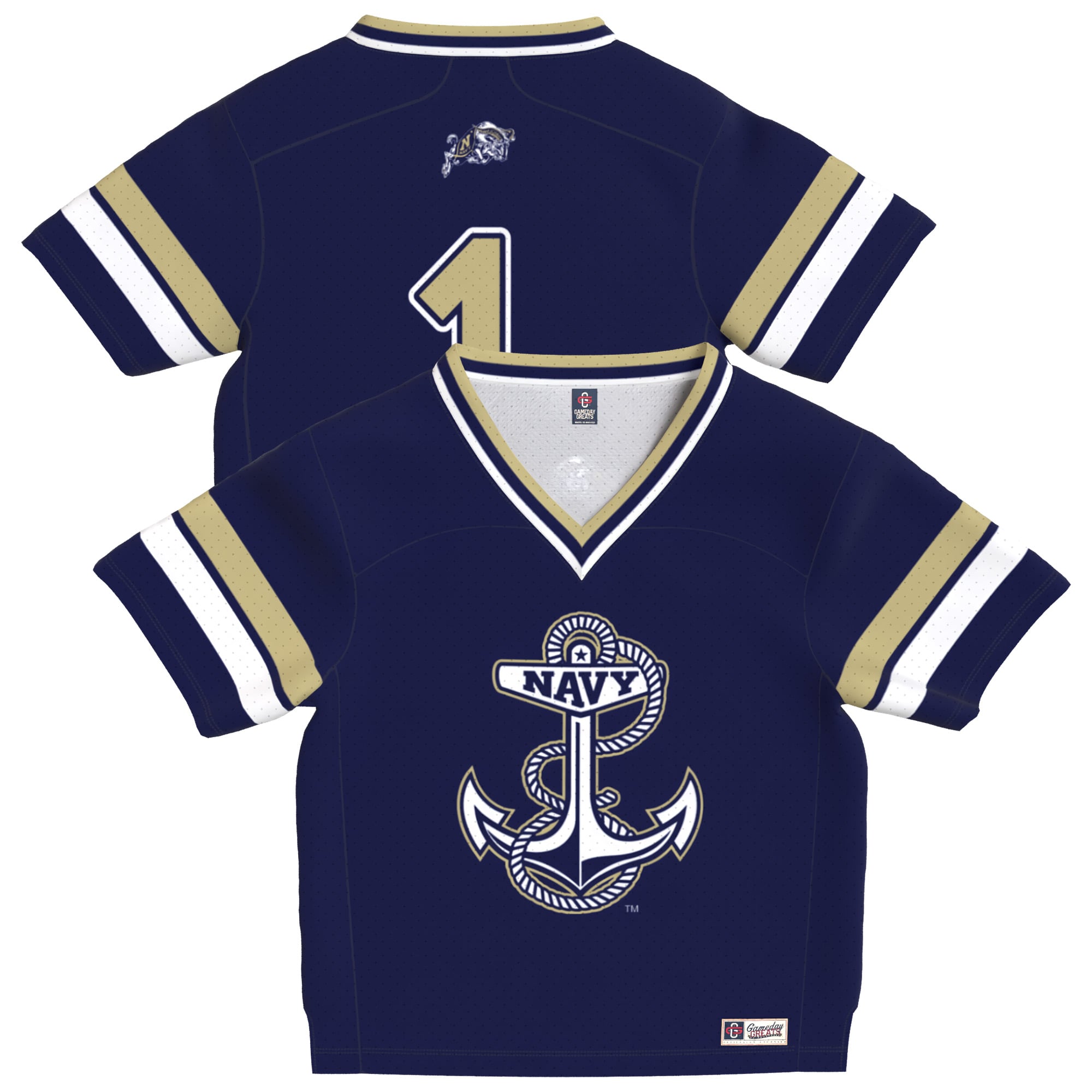 Infant Navy Navy Midshipmen Lightweight Collegiate Football Fashion Jersey