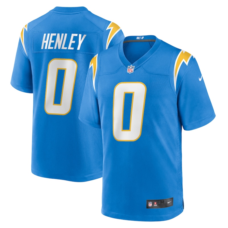None Daiyan Henley LA Chargers Modern Pro-Level Jersey Football Appare