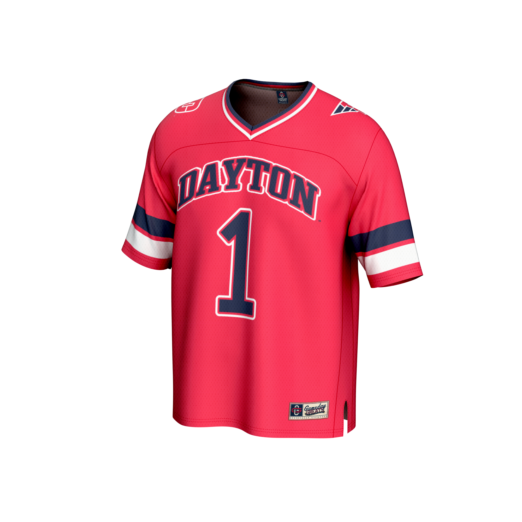#1 Dayton Flyers GameDay Greats Youth Lightweight Collegiate Football Fashion 2026 Season Football Jersey - Red