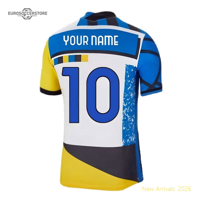 2021-2022 Inter Milan Vapor 4th Shirt (your Name) - Premium Collection