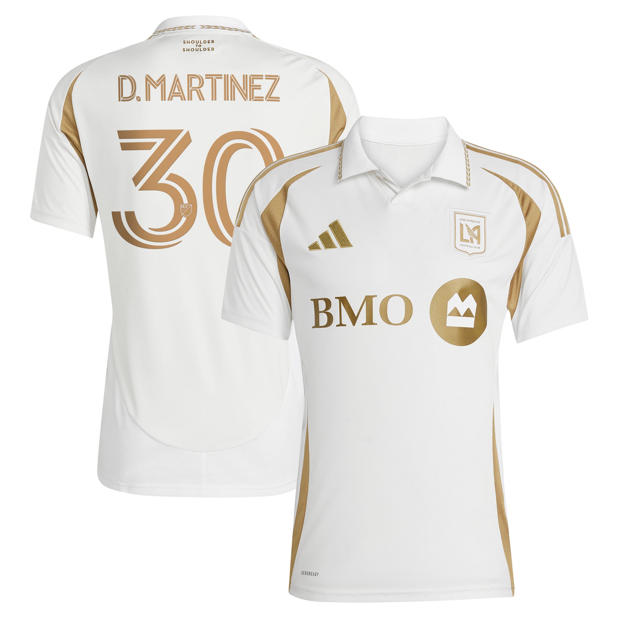 [SJH] David Martinez LAFC 2025 Secondary Replica Player Jersey - White