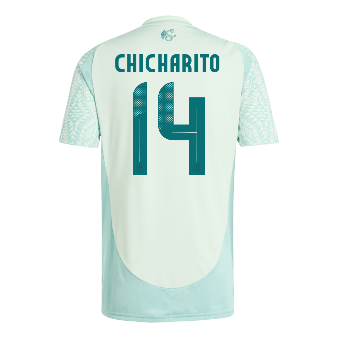 Men's Mexico CHICHARITO #14 Away Soccer Jersey Copa Am¨¦rica 2024Authe