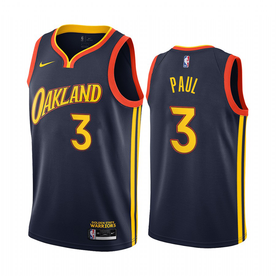 GSW Chris Paul #3 Nike Jersey NBA Fan Apparel Basketball Jersey
