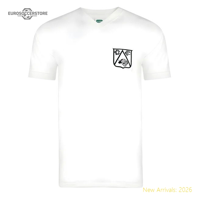 Score Draw Derby County 1958 Retro Football Shirt - Fantastic Value