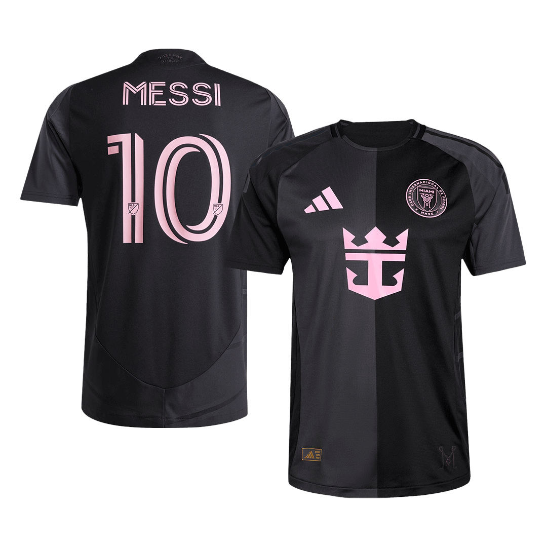 Player Version MESSI #10 Inter Miami CF Away Soccer Jersey 2025Authent