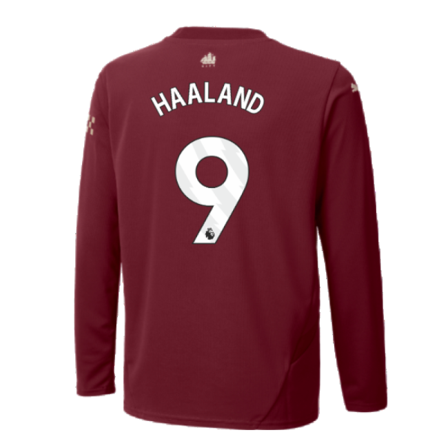 2024-20 Man City Authentic Third Soccer Jersey Haaland 9 L M S Kids