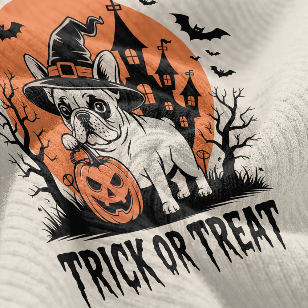 French Bulldog Laura Wool Sweater For Frenchies Soft Pet Apparel