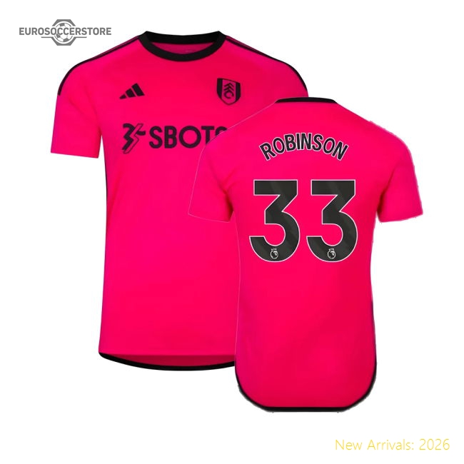 2023-2024 Fulham Away Shirt (Robinson 33) Customizable Football Wear