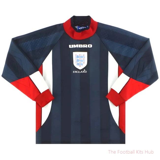 England 1997-98 Away Goalkeeper Shirt (M) (Excellent) (Seaman 1)