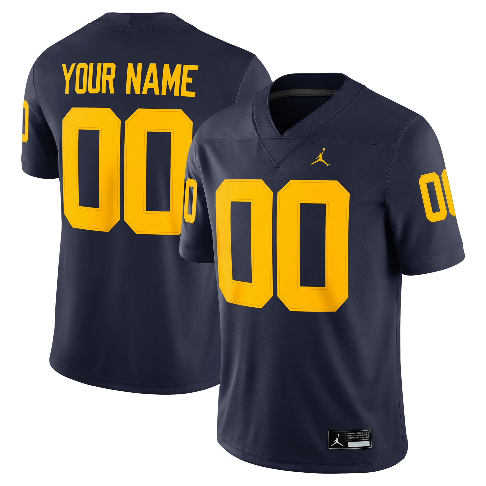 Michigan Wolverines Custom Football Game 2026 Season Football Jersey - Jordan Brand