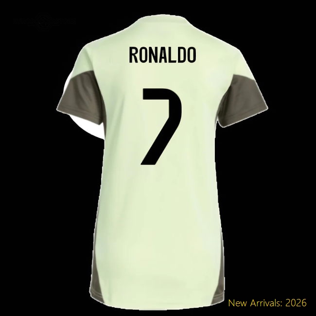 Football Team Womens Ronaldo Elegant Jersey Performance Fabric