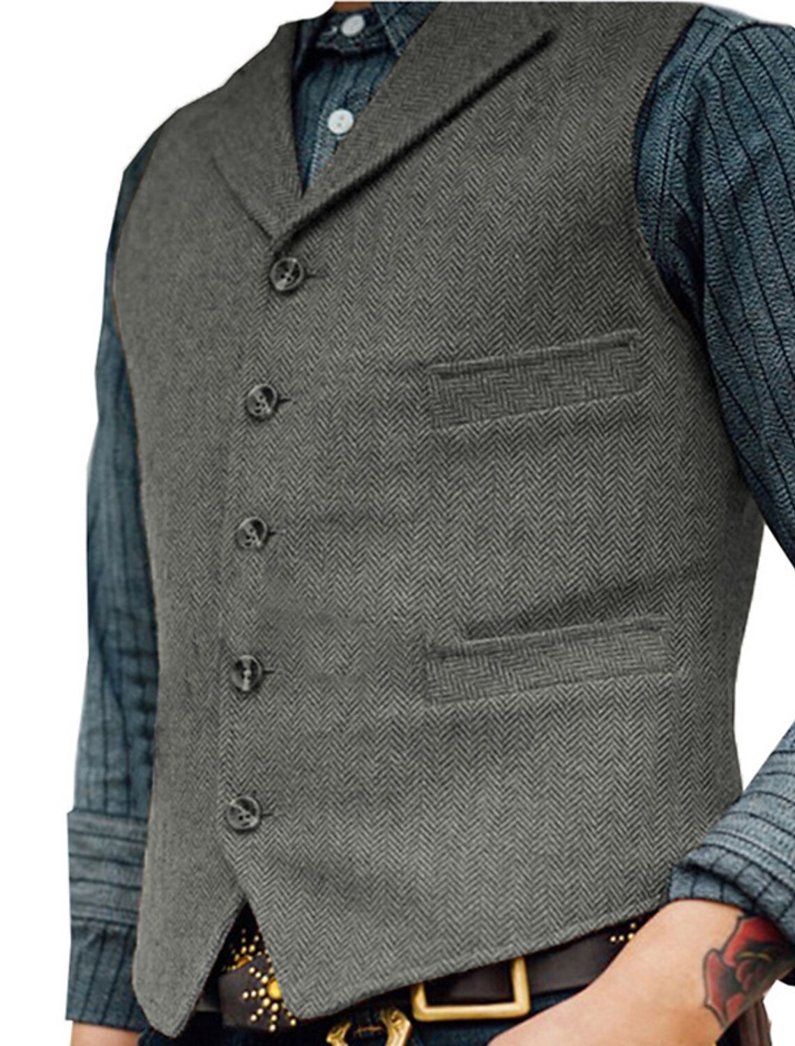 Men's Vest Waistcoat Wedding Event / Party Holiday Vintage 1920s