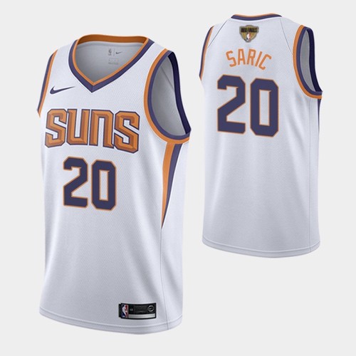 PHX White Nike P. Suns #20 NBA Jersey NBA Fan Apparel Game Day Wear
