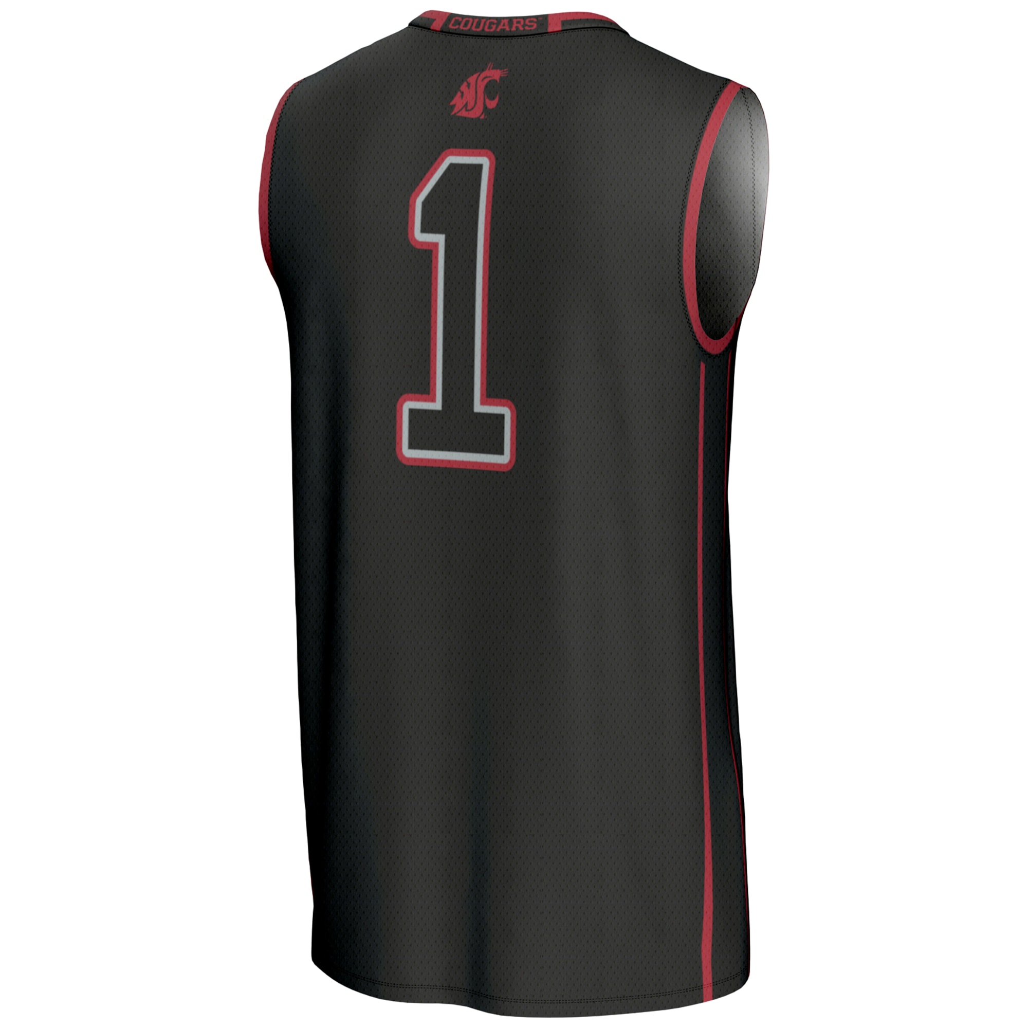 [NJP] Washington State Cougars GameDay Greats Youth Lightweight Basketball Jersey - Black