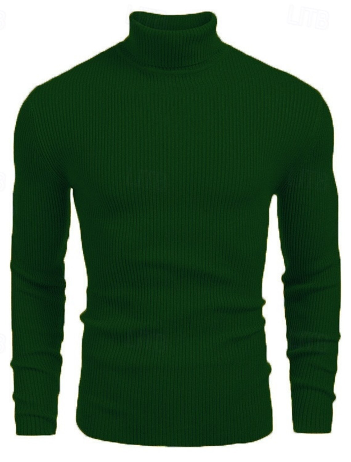 Men's Sweater Pullover Jumper Ribbed Knit Regular Tops Knitted Slim