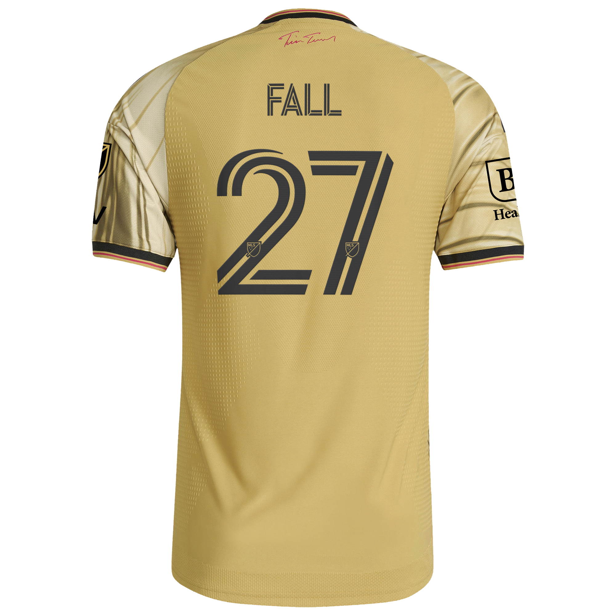 [SJH] Fallou Fall St. Louis CITY SC 2026 The Tina Turner Kit On-Field Authentic Patch Jersey - Yellow
