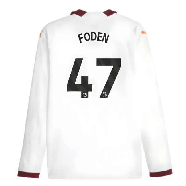 Official Licensed Dedicated Football Man City Long Sleeve Away Shi...