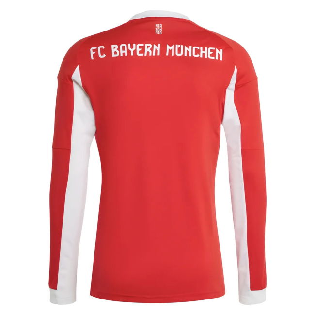 2025-2026 Bayern Munich Long Sleeve Home Shirt