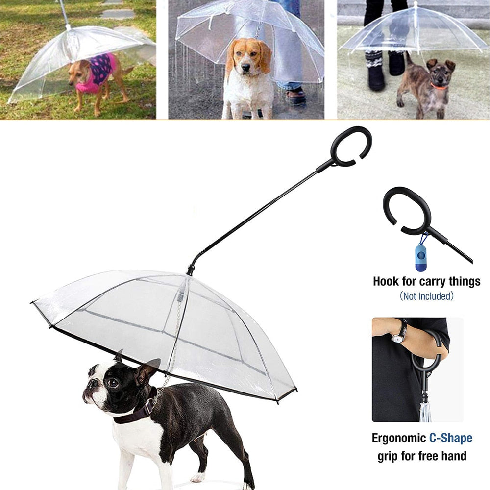 French Bulldog Rain Gear Walking Umbrella For French Bulldog Durable Dog Item
