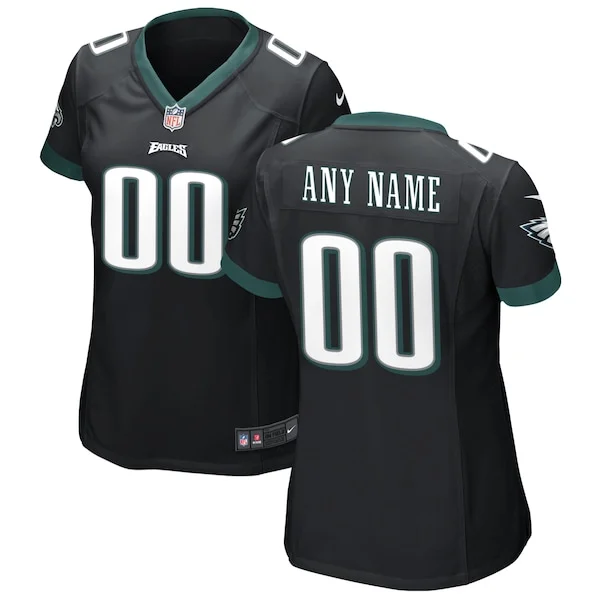 None Philadelphia Eagles Game Jersey - Black | NFL Player Jersey