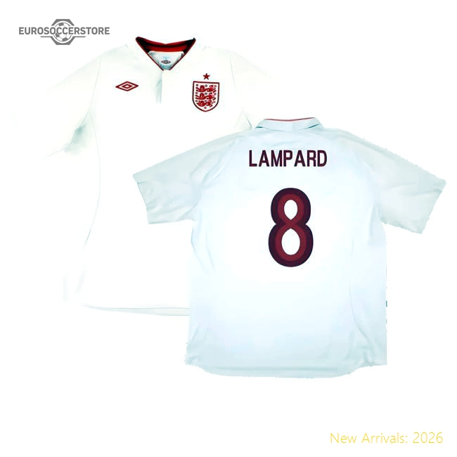 England 2012 Home Jersey Shirt Football Fan Apparel Game Day Match Day Essential