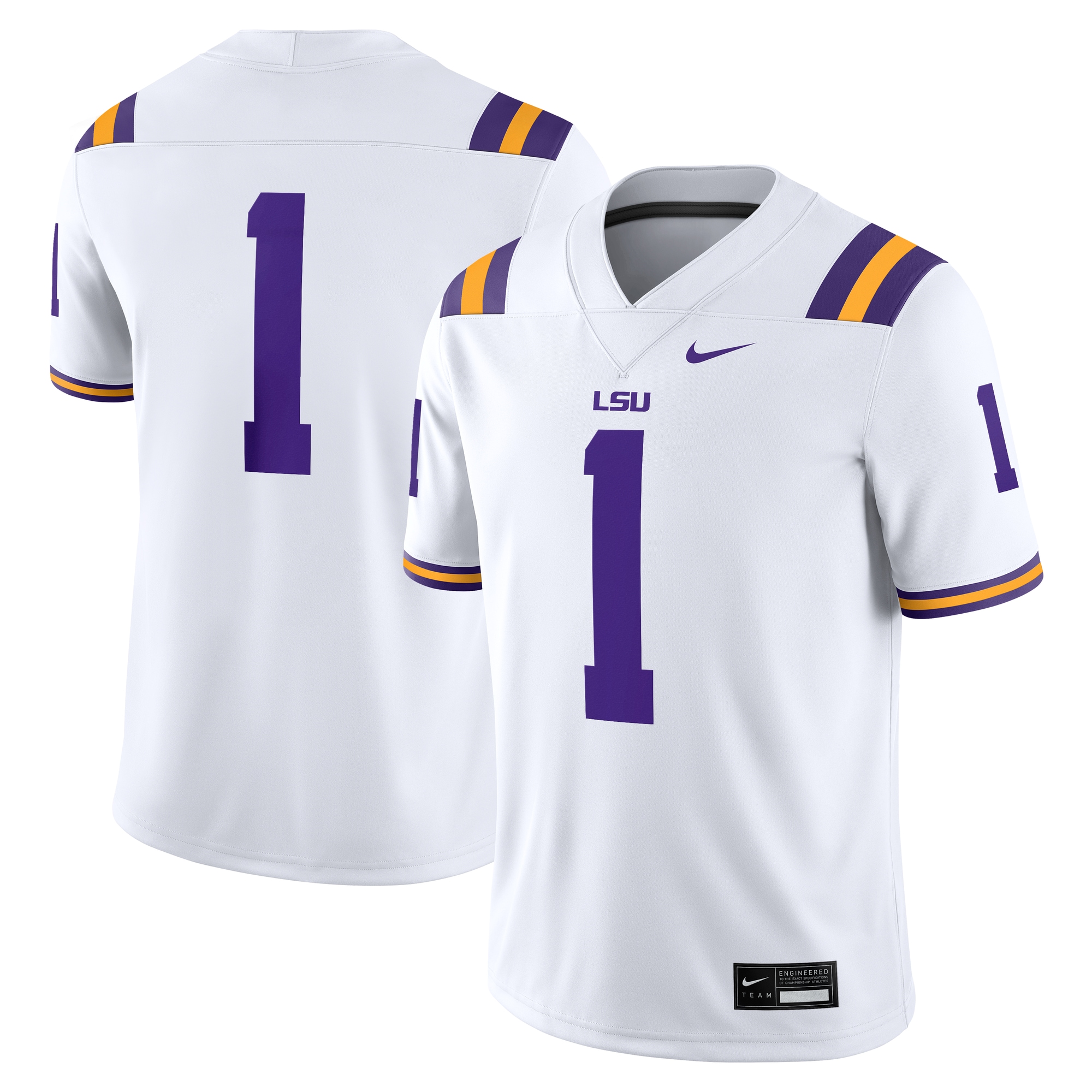 [NJP] Women's LSU Tigers Game Jersey - White