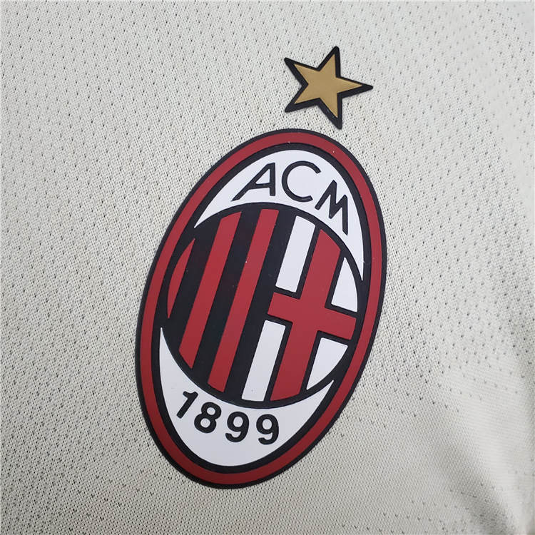 AC Milan 21-22 Away Yellow Soccer Jersey Football Shirt Player