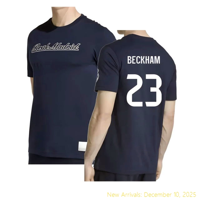 2025-2026 Real Madrid Home None - Top Grade Soccer (Beckham 23) -...