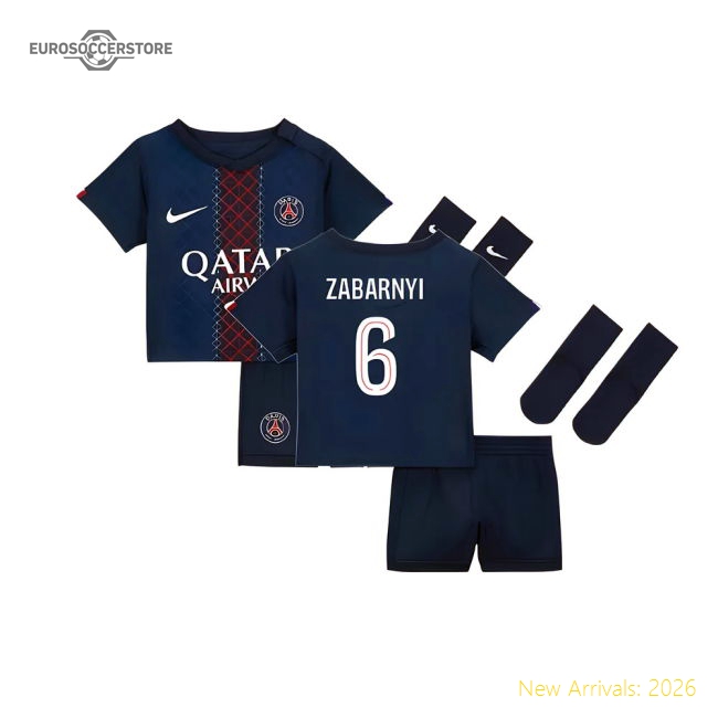Psg Home Professional Zabarnyi Jersey Performance Flexible