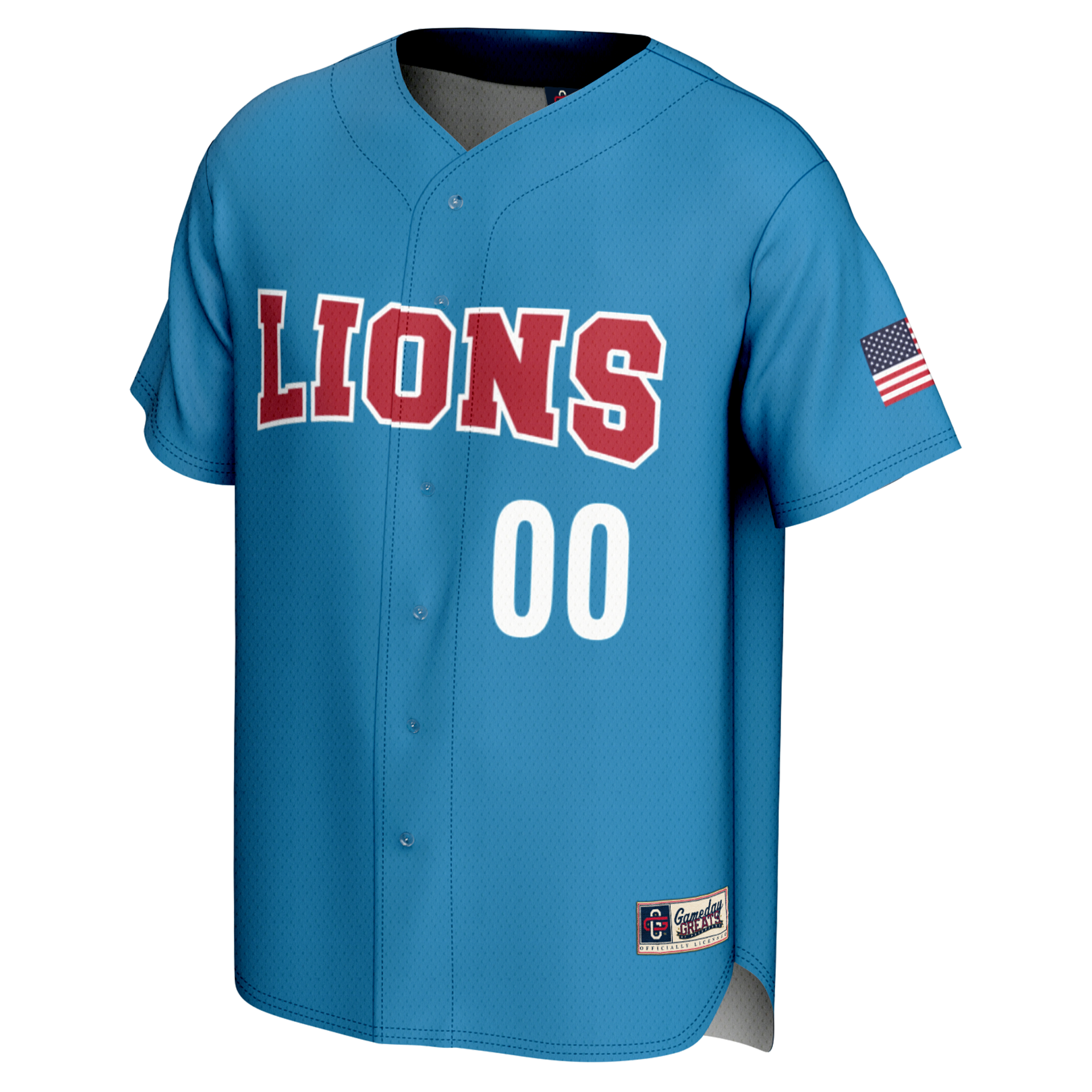 [DDG] Loyola Marymount Lions GameDay Greats Youth NIL Pick-A-Player Lightweight Baseball Jersey - Blue