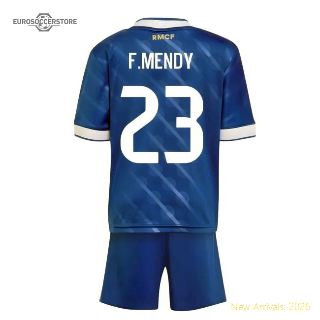 Authentic 2025-2026 Real Madrid Third Youth Kit (F.Mendy 23)
