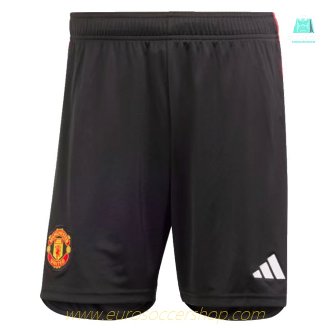 2023-2024 Man Utd Home Shorts (Black)