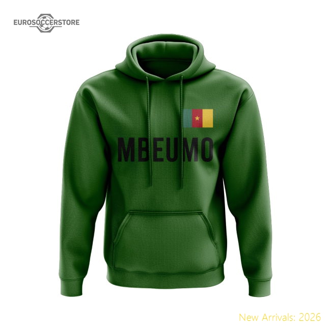 Premium Bryan Mbeumo Cameroon National Team Name Hoody (green)