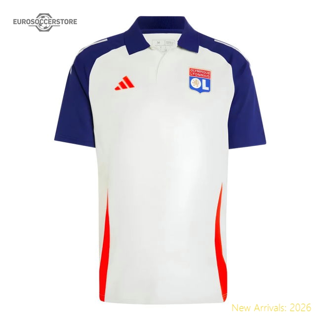 Fan-Favorite 2024-2025 Olympique Lyon Polo Shirt (White)