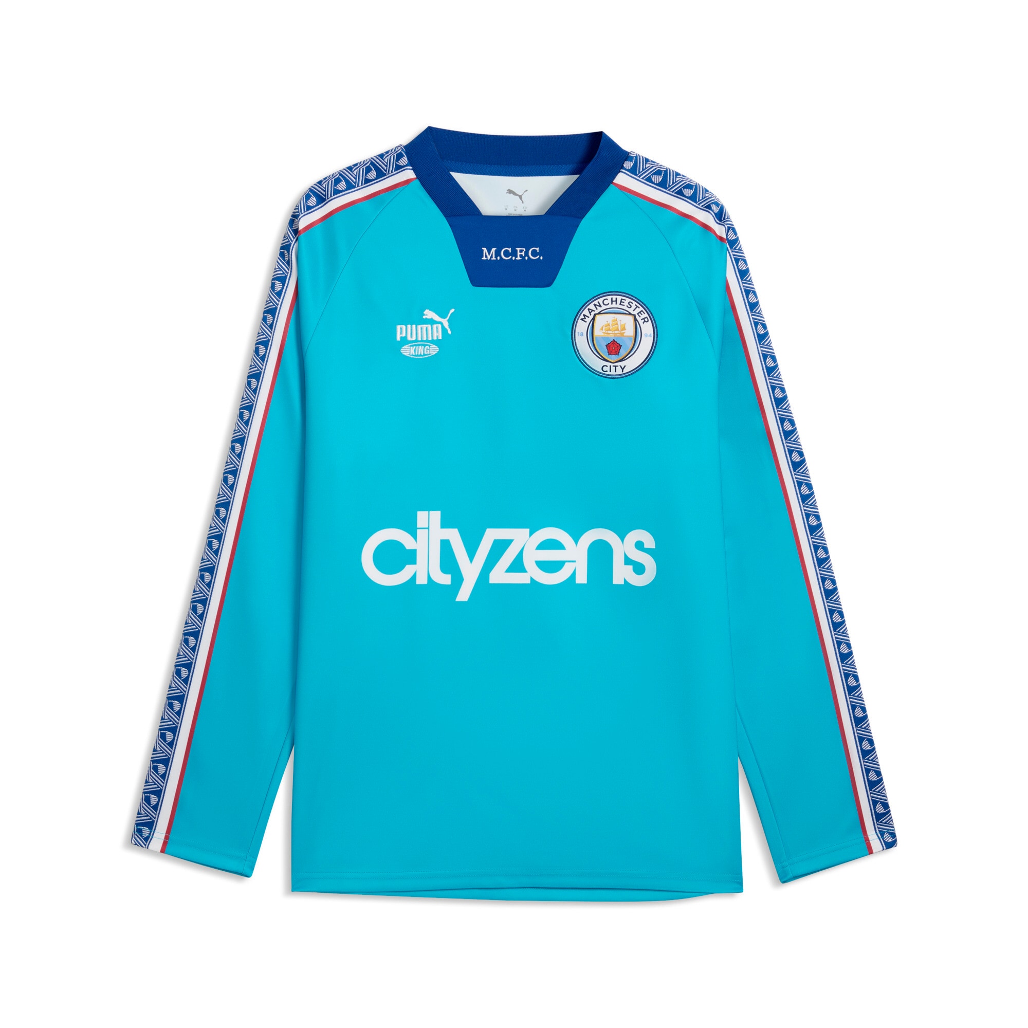 [SJH] Manchester City 2026/27 King Long Sleeve Fashion Jersey - Sky Blue
