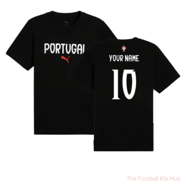 2025-2026 Portugal ftblNRGY Tee (Black) (Your Name)