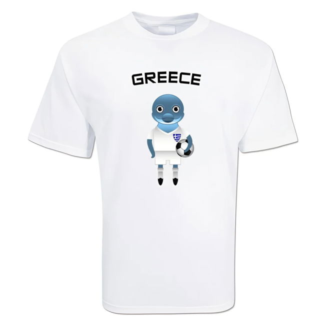 Greece Mascot Soccer T-shirt