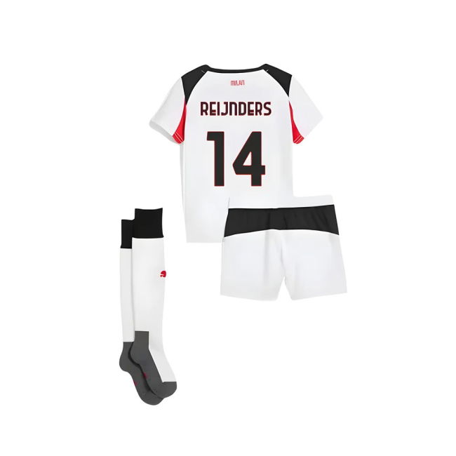 Fan Gear Acm Ac Milan Away Mini Kit Reijnders #14 Ultra Comfort Up...