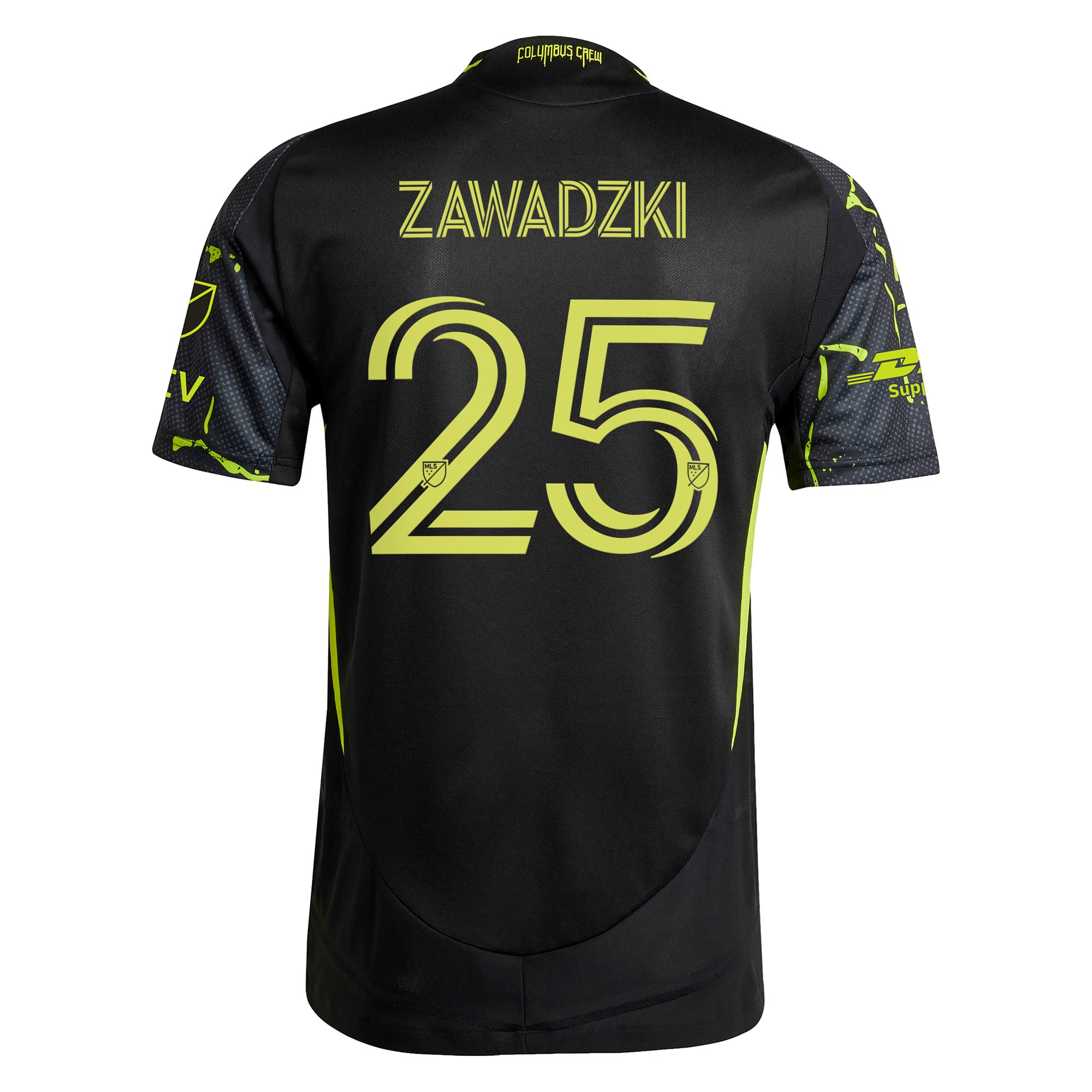 [SJH] Sean Zawadzki Columbus Crew 2025 The Goosebumps Kit Authentic Player Jersey - Black