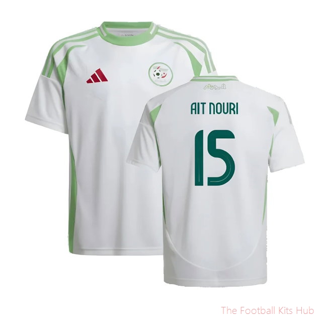 2024-2025 Algeria Home Shirt (Kids) (Ait Nouri 15)