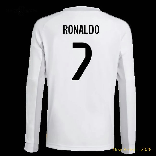Gentle Kids Football Team Ronaldo Jersey 2025-2026 Stretchy