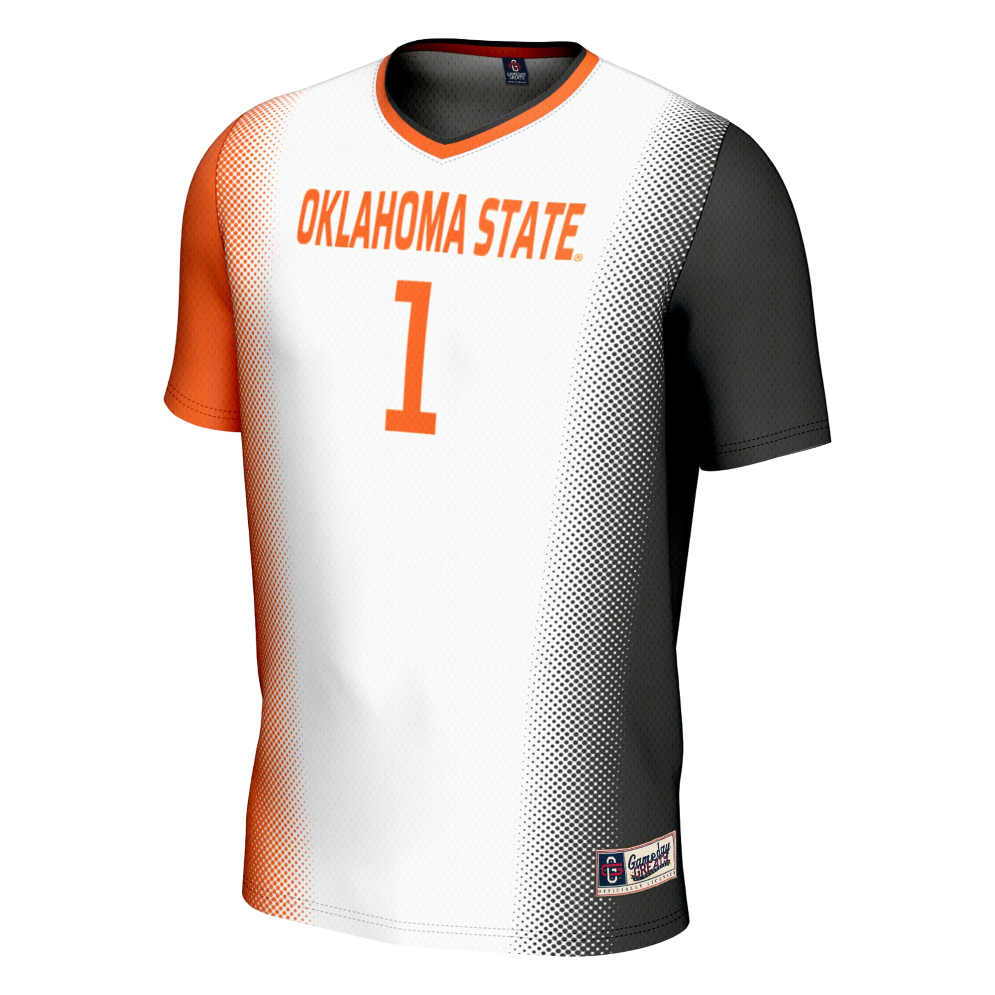 [SJH] Oklahoma State Cowboys GameDay Greats Youth Lightweight Women's Soccer Jersey - White