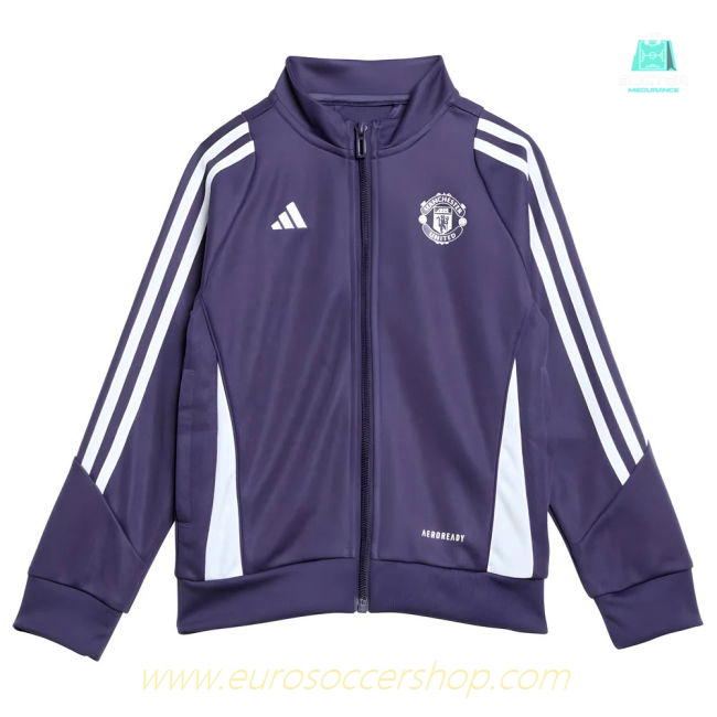 2025-2026 Man Utd Tracksuit (Aurora Plum) - Infants