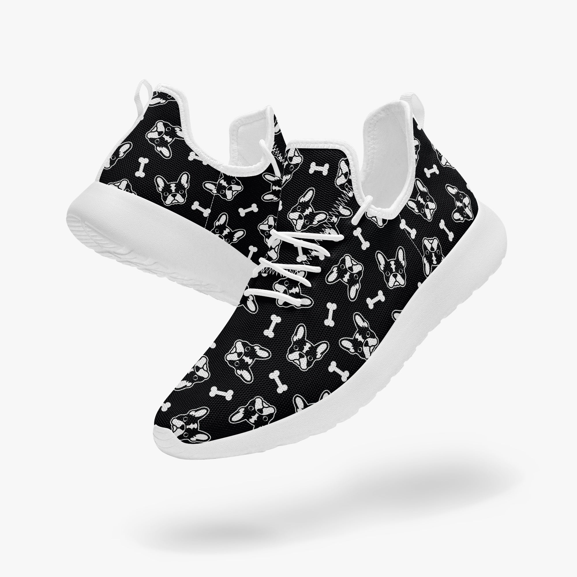 Frenchie Lover Cobalt - Stylish Classic Sneakers For Frenchie Fans