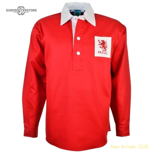 Authentic Middlesbrough 1940s Retro Football Shirt - Premium Quality
