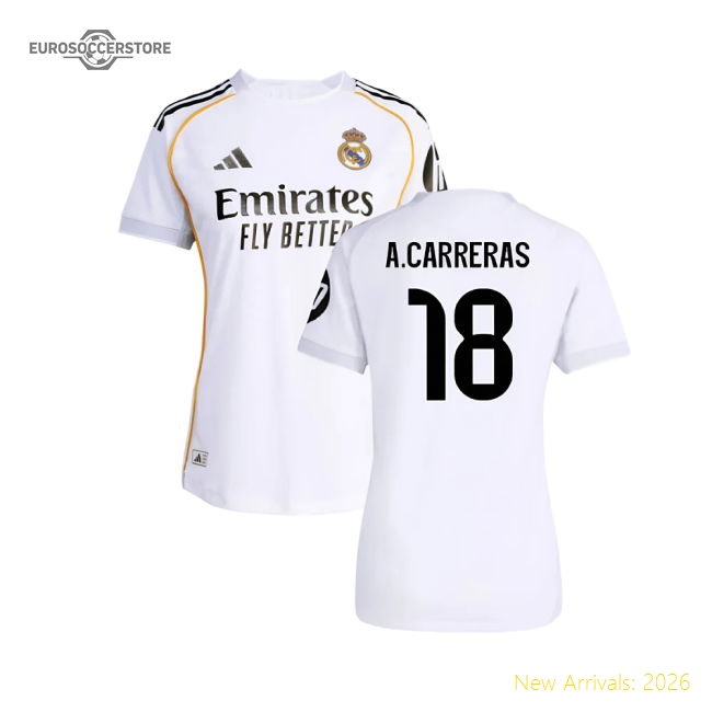 Football Team A.carreras Luxury Womens Jersey Smart Fabric