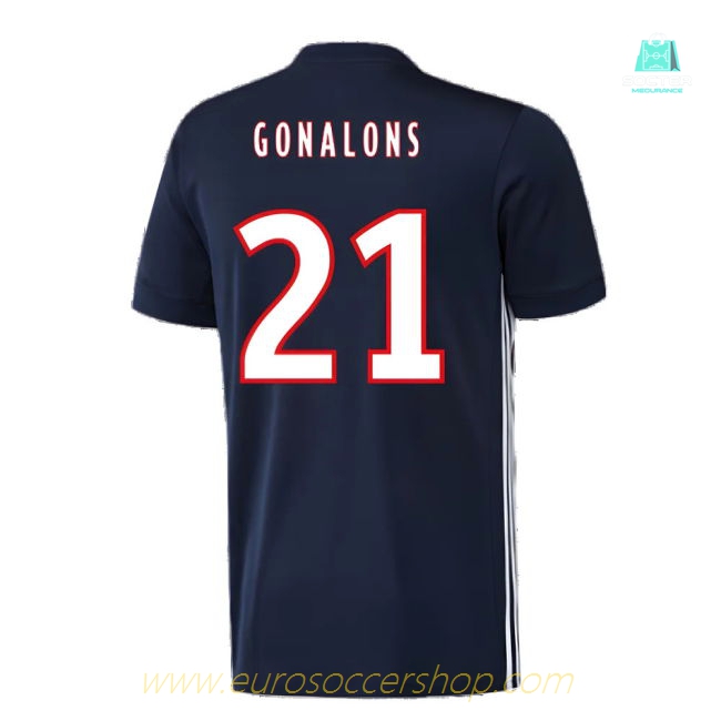 Lyon 2017-18 Away Shirt ((Excellent) L) (Gonalons 21)