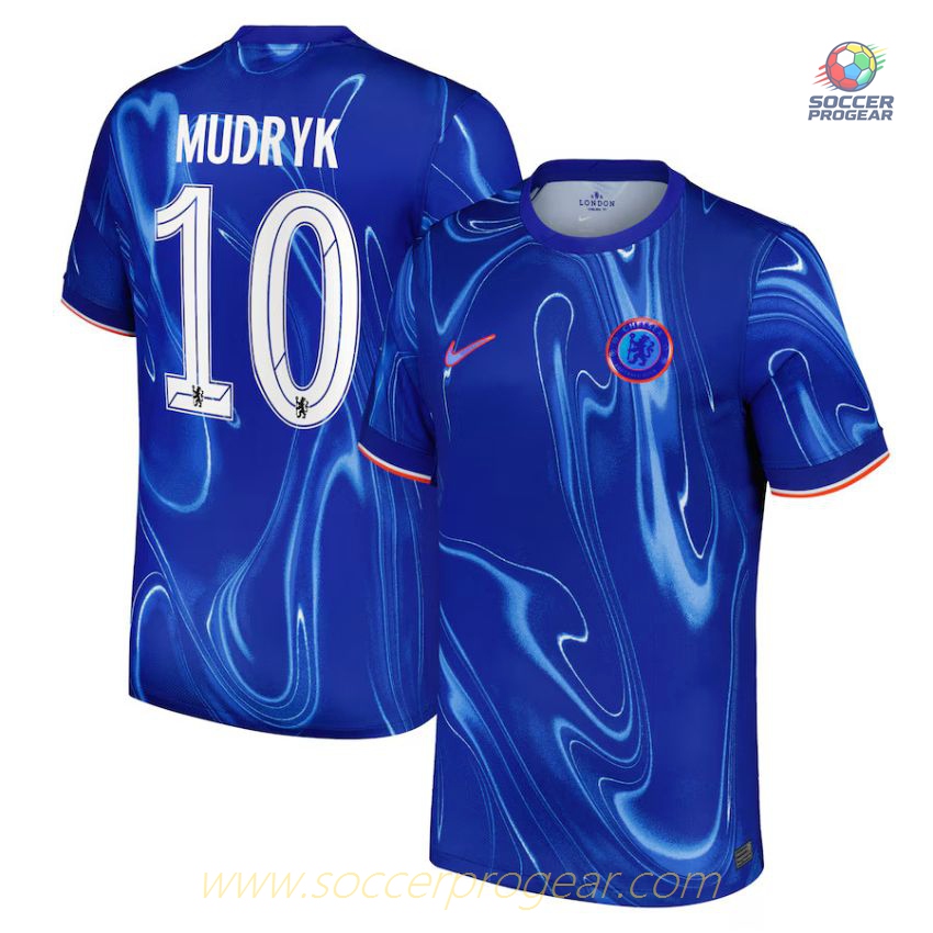 Chelsea Home Shirt 2024-2025 Season Mudryk